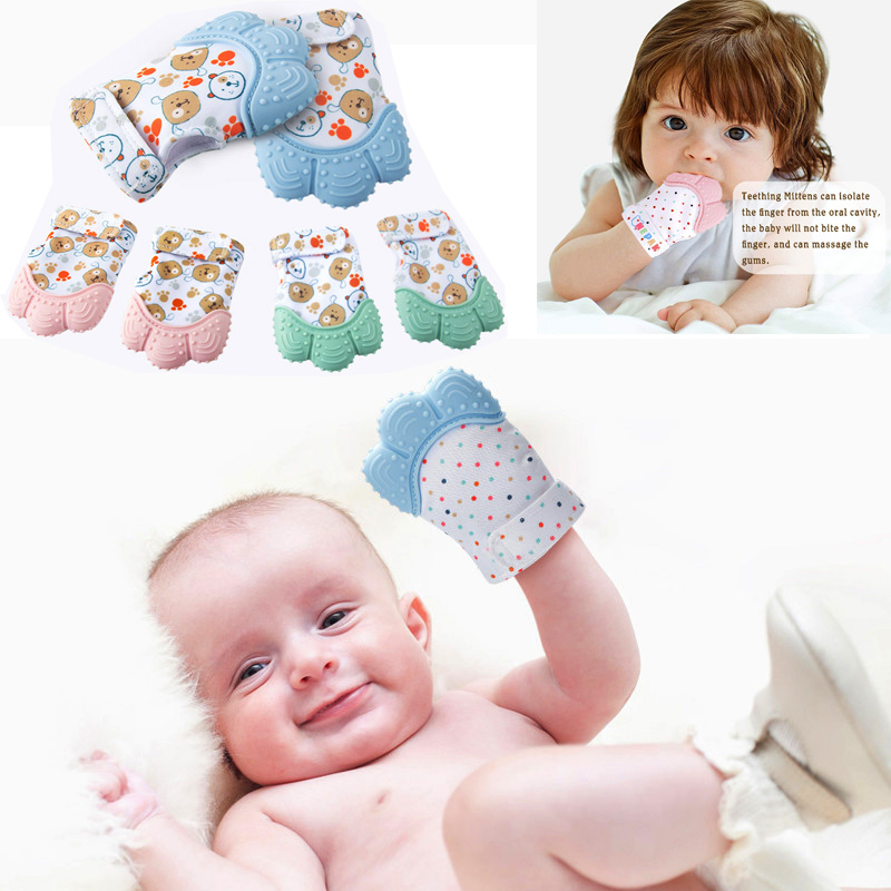 Teething Mitten Baby - Sarung Tangan Mitten Bayi Tumbuh Gigi,