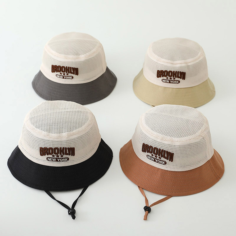 Baby Products For Summer - Topi Bayi Bordir Huruf, Topi Jaring