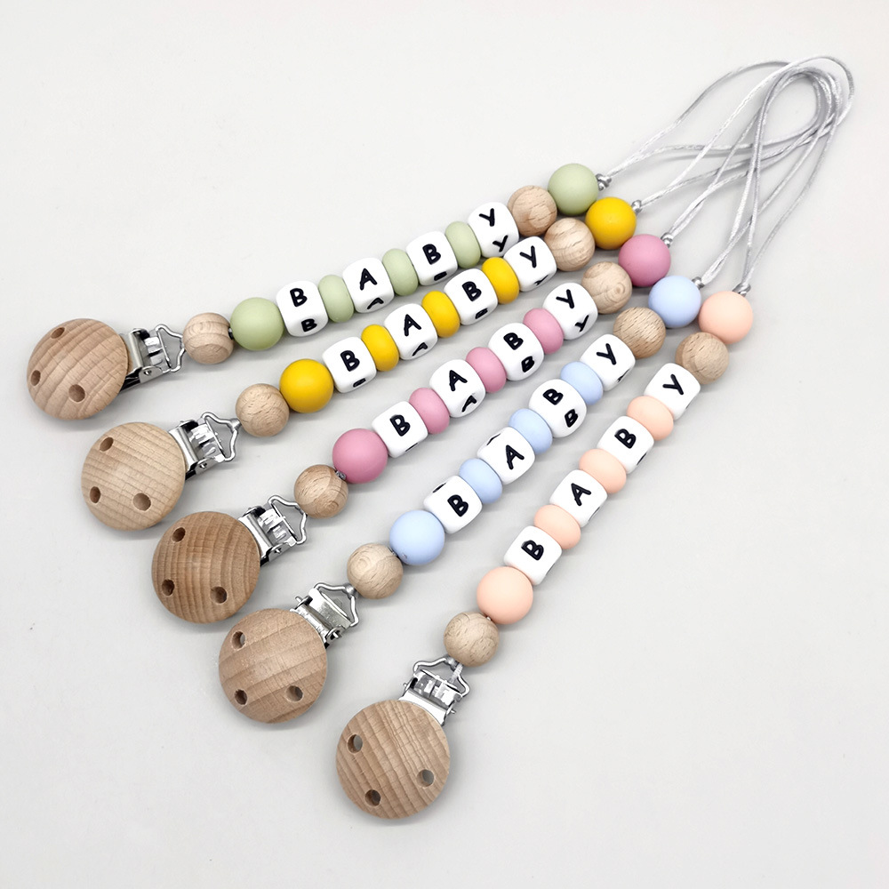 Baby Products Gift - Penjepit Empeng Rantai Silikon Custom Name,