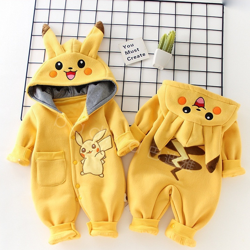 Baby Products For Newborn - Piyama Bayi Monster Saku Kartun Pakaian