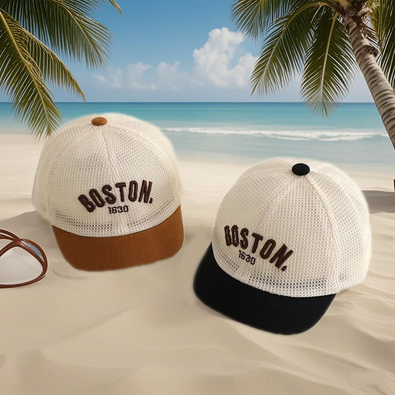 Baby Products For Summer - Topi Bisbol Bayi Bordir Huruf, Topi