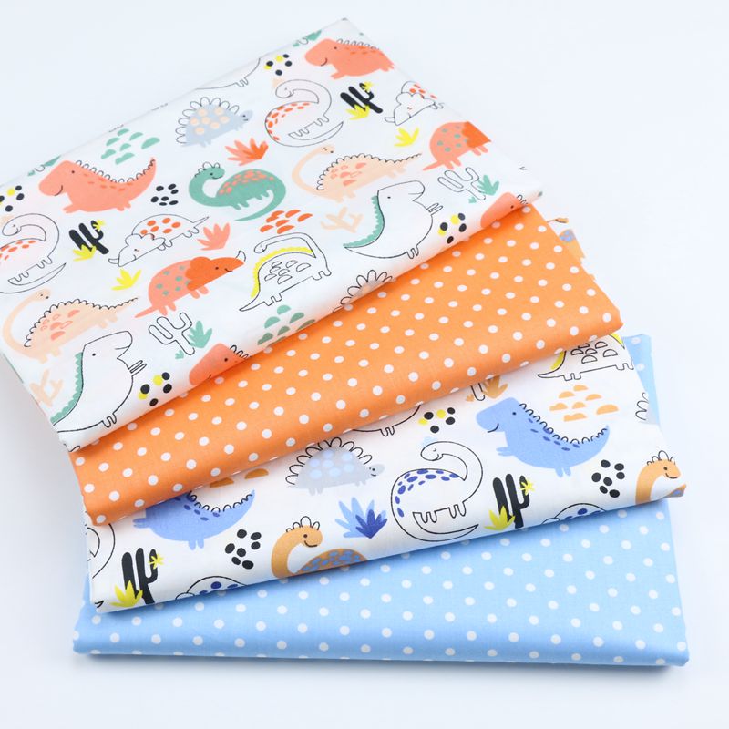Baby Products Organic - Dinosaurus Dot 100% katun kain kepar,