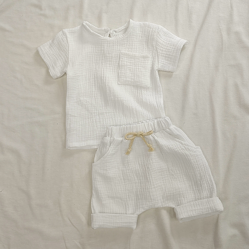 Setelan baju katun organik bay - Baby Products Organic ulasan dan harga