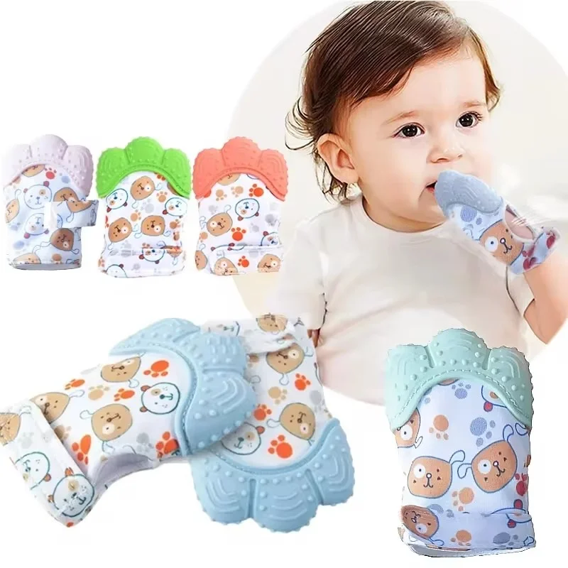 Sarung Tangan Silikon Tumbuh G - Teething Mitten Baby ulasan dan harga