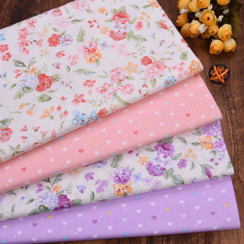 Kain katun kepar motif bunga m - Baby Products Organic ulasan dan harga