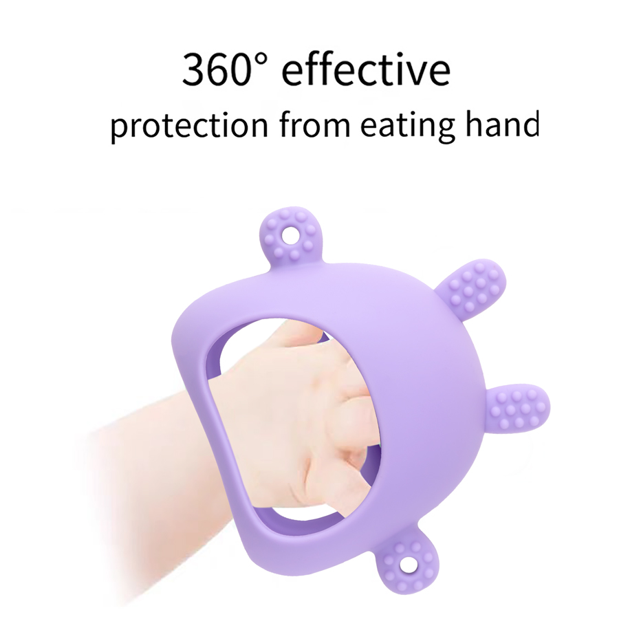 Mainan gigitan silikon anak-an - Teething Mitten Baby ulasan dan harga